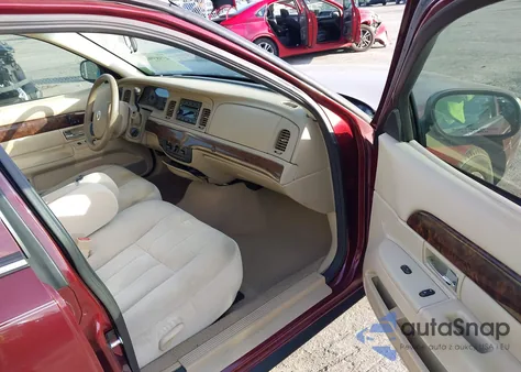 2008 Mercury Grand Marquis Gs from USA, damaged, VIN 2MEFM74V88X609703